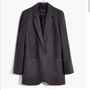 Madewell Larsen Blazer Houndstooth